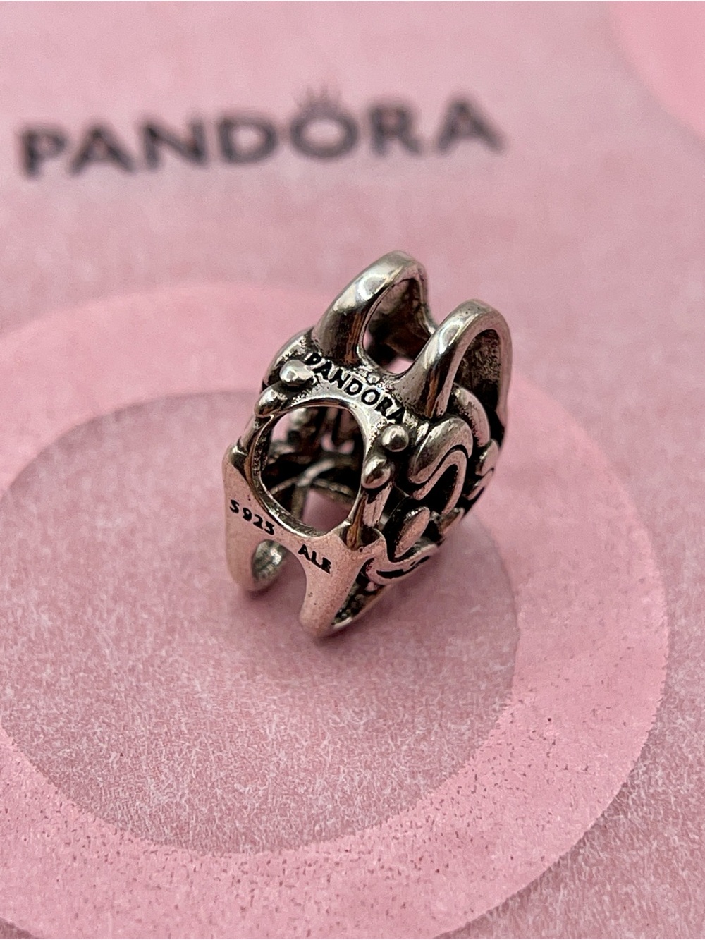 Pandora Disney Donald Duck Openwork Sterling Silver Charm - Picture 3 of 6